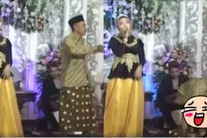 Lagi asyik joget, yang terjadi selanjutnya pada kakek ini bikin ngakak