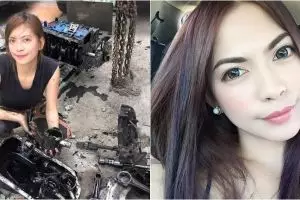 10 Pesona Tantin Legaspi, si montir seksi yang bikin rajin ganti oli