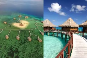 10 Penginapan terapung di Indonesia, serasa berada di Maldives