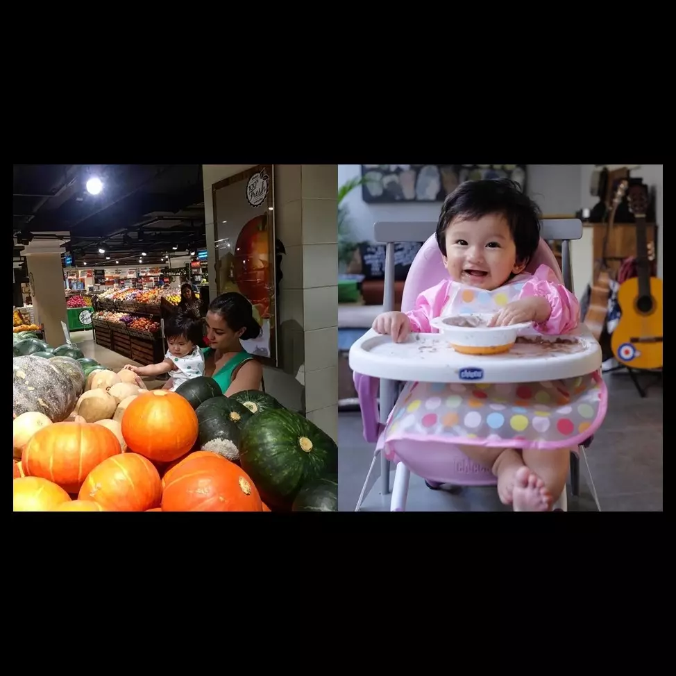 Ini momen manis hari pertama MPASI Salma, anak Rio Dewanto &amp; Atiqah