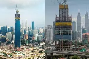 Tinggi hampir 500 meter, inikah gedung tertinggi di Asia Tenggara?