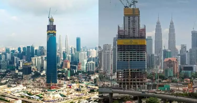 Tinggi hampir 500 meter, inikah gedung tertinggi di Asia Tenggara?