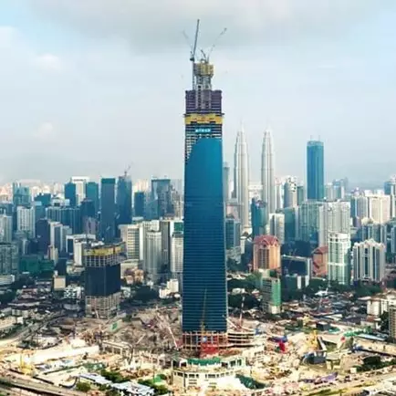 Tinggi hampir 500 meter, inikah gedung tertinggi di Asia Tenggara?