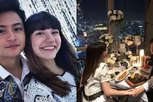 6 Momen romantis Cassandra Lee & Randy Martin rayakan anniversary ke-2