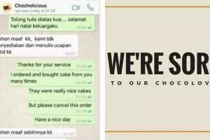 Toko kue tolak pesanan selamat Natal, ini komentar santai warganet