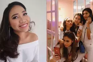 10 Gaya Mumuk Gomez, anggota geng Valerie Thomas yang cantiknya alami