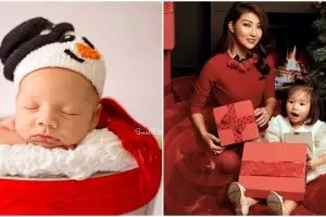 10 Gaya anak seleb saat ikut meriahkan natal, imutnya menggemaskan