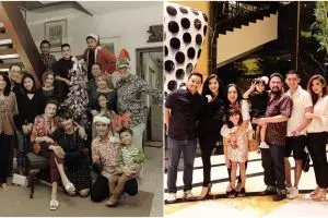 Potret harmonis 5 keluarga seleb beda agama saat perayaan Natal