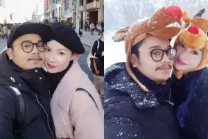 10 Momen liburan Derby Romero & istri di Jepang, jadi Natal pertama