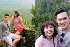 10 Momen seru liburan Ely Sugigi bareng berondong, dunia milik berdua