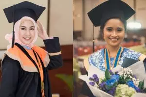 10 Seleb ini sukses tuntaskan studinya di 2017, intip busana wisudanya