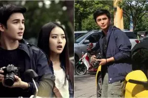 8 Potret Teejay Marquez di lokasi syuting Siapa Takut Jatuh Cinta