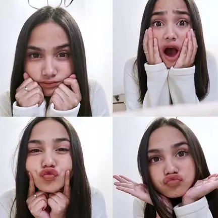 8 Pose konyol pesinetron muda Syifa Hadju, tetap imut dan cantik