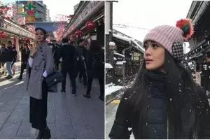 Sedang di ambang cerai, Gracia Indri asyik traveling ke luar negeri