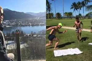 Intip liburan 7 bintang sepak bola dunia, Neymar tetap berlatih fisik 