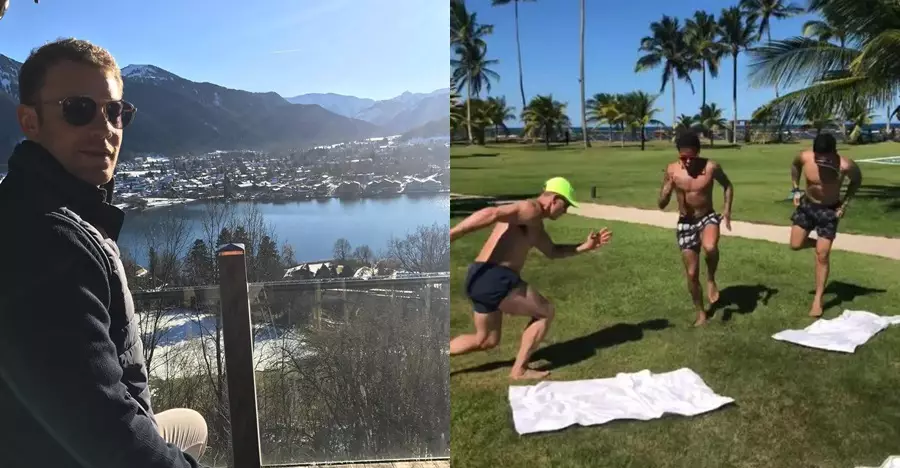 Intip liburan 7 bintang sepak bola dunia, Neymar tetap berlatih fisik 