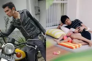 10 Gaya Tria The Changcuters saat asuh anak, sosok ayah penyayang nih