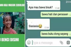 10 Meme masuk sekolah bikin cengar-cengir sendiri
