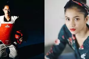 10 Foto Aghniny Haque, mantan atlet yang bermain di film Wiro Sableng