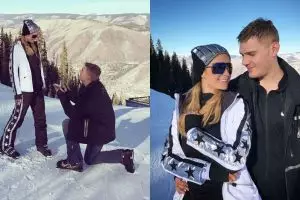 Dilamar di pegunungan Aspen, Paris Hilton resmi bertunangan