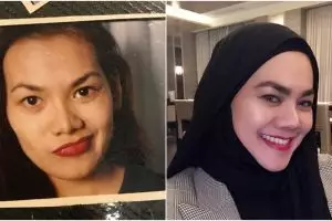 7 Potret lawas ini bukti Sarita tak pernah lepas dari lipstik merah