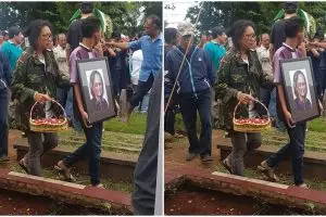 Detik-detik pemakaman musisi legendaris Yon Koeswoyo 'Koes Plus'