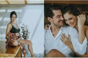 Hamil bayi kembar, ini 7 foto maternity Marissa Nasution bareng suami