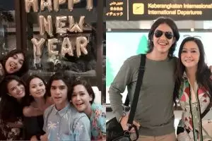 7 Momen saat Al dan El pamer kemesraan bareng pacar ke Maia