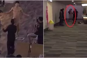 Penumpang pesawat ini telanjang dan buang kotoran di bandara, duh