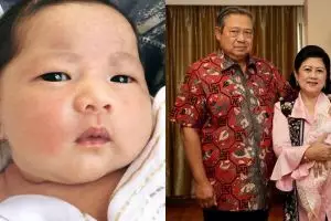 Potret baby Gaia, putri Aliya yang mirip banget dengan Ani Yudhoyono