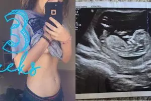 7 Potret Reanna, cewek yang tetap langsing meski hamil 7 bulan