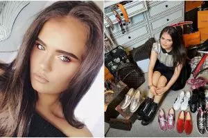 10 Gaya glamor Saffron, gadis yang uang sakunya Rp 90 juta per bulan