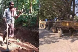 Rumah terpencil, ayah ini buat jalan sendiri agar anaknya bisa pulang