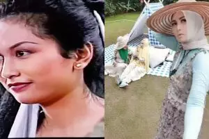 8 Potret Farida pemain Misteri Gunung Merapi, kini cantik berhijab