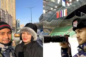 10 Momen keseruan Anjasmara bersama keluarga saat liburan ke China