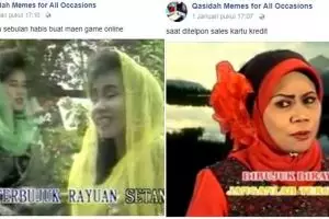 10 Meme 'cocoklogi lirik qasidah' ini lucunya bakal bikin tawamu pecah