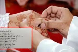 Siapa bilang nikah mahal? Ini tips modal menikah cuma Rp 600 ribu 