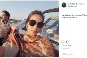 Sering traveling bareng Hamish, Raisa dikomentari lebih item & kurus