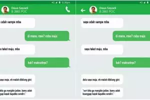 14 Chat dengan driver ojol ini kocaknya bikin terkaget-kaget