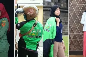  Sudah punya profesi top, 5 orang ini juga driver ojek online