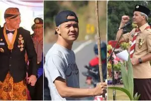 10 Gaya berpakaian Ganjar Pranowo, kerap tampil berkarisma & energik