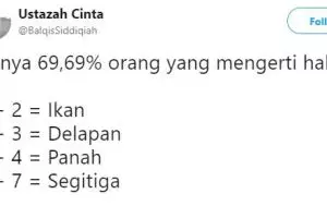 Soal matematika ini hanya bisa dijawab pakai logika Cak Lontong