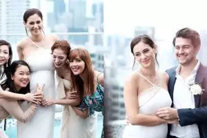  10 Potret baby shower Marissa Nasution, elegan bak pengantin baru