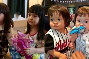 10 Potret lucunya persahabatan Gempi dan Rene, sering disebut kembar