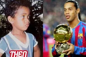 Gantung sepatu, ini 15 potret perubahan Ronaldinho sejak kecil