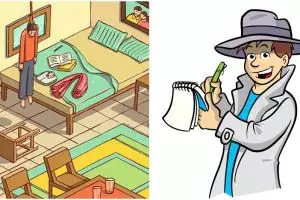 Tes bakat detektif kamu, tebak ini kasus pembunuhan atau bunuh diri?