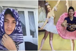 10 Pose lucu Ajil Ditto, mantan aktor cilik yang sering main sinetron