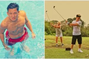 Tak cuma sepak bola, ini 9 potret Kim Kurniawan main olahraga lain