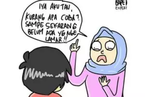 Komik strip 8 respons cewek ketika dibilang cantik, duh jadi baper
