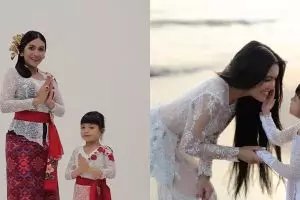 Jadi single parent, ini 10 momen Denada rawat putri kecilnya